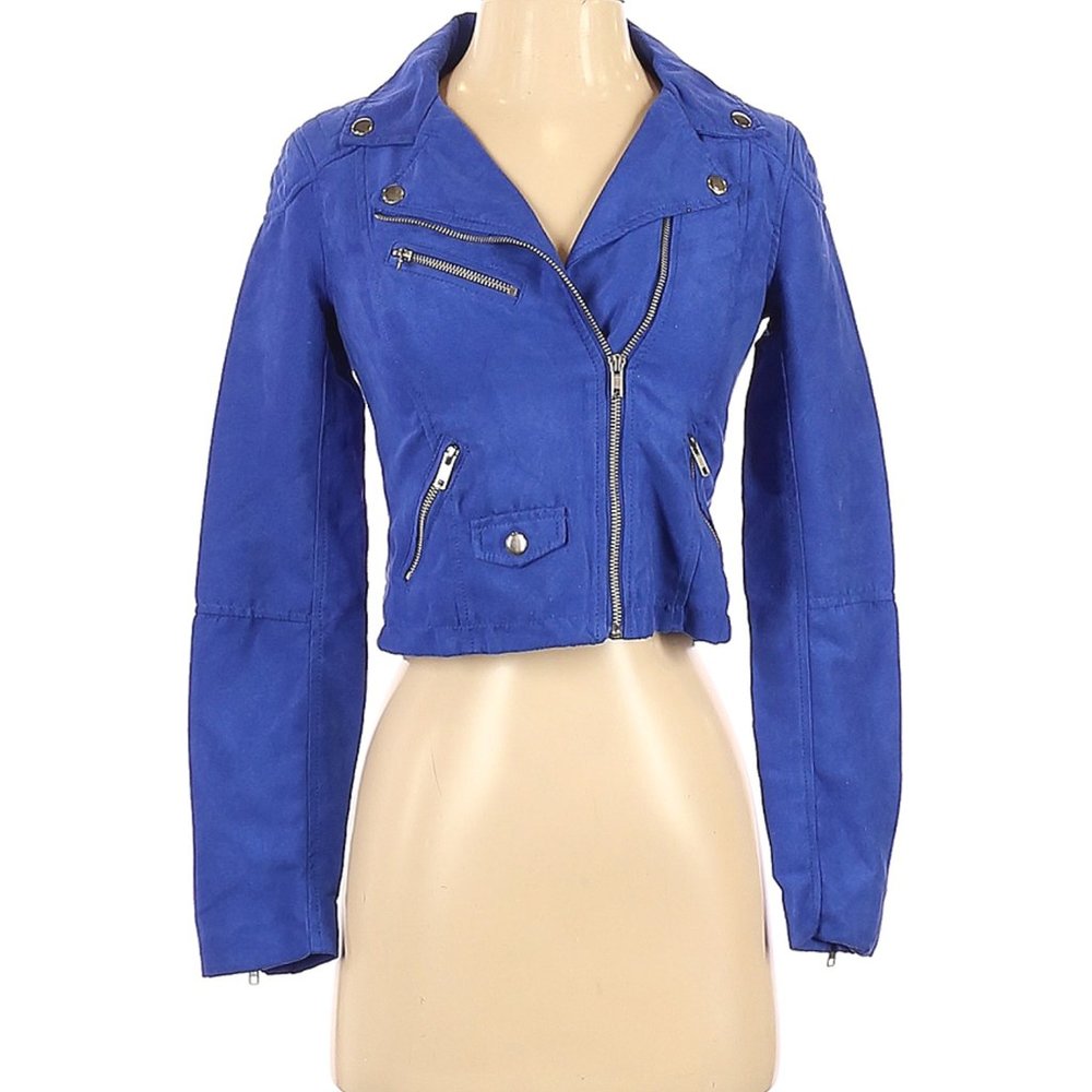 Divided by H&M Blue Rider Jacket Size 4 NWOT!
